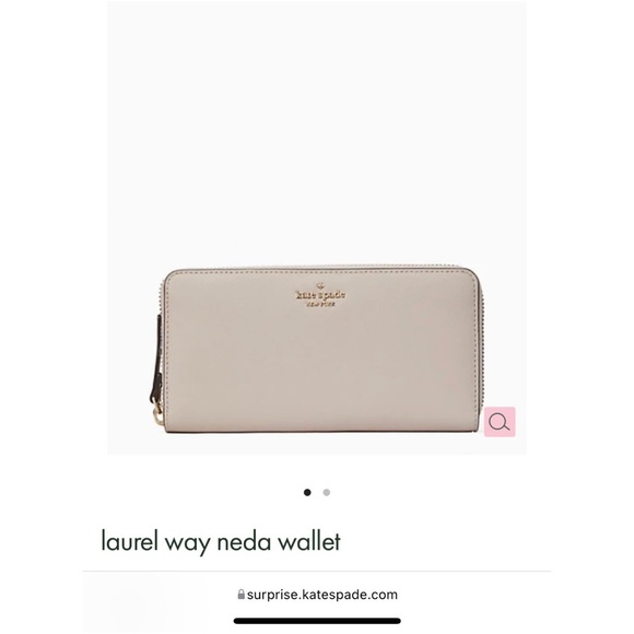Kate Spade ♠️ laurel way neda wallet beige